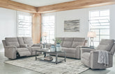 J&M Furniture - Ashley Furniture - Barnsana Power Reclining Sofa, Loveseat and Recliner - Power Reclining Sofa, Loveseat and Recliner - 33201U2